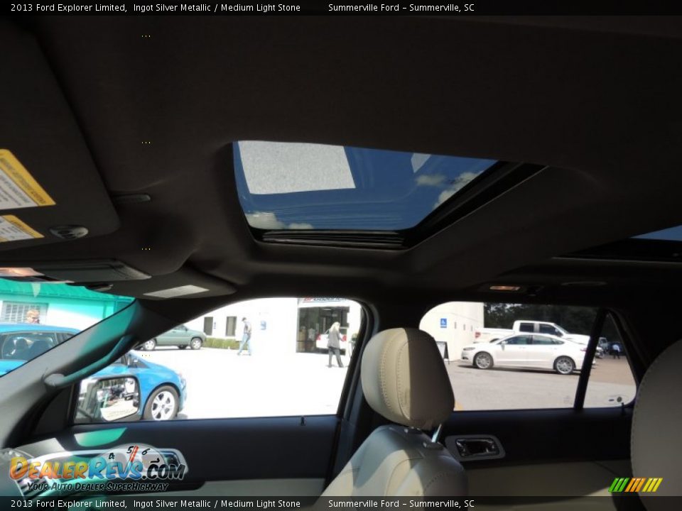 2013 Ford Explorer Limited Ingot Silver Metallic / Medium Light Stone Photo #4