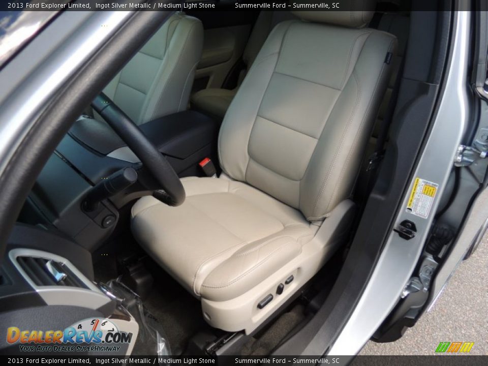 2013 Ford Explorer Limited Ingot Silver Metallic / Medium Light Stone Photo #5