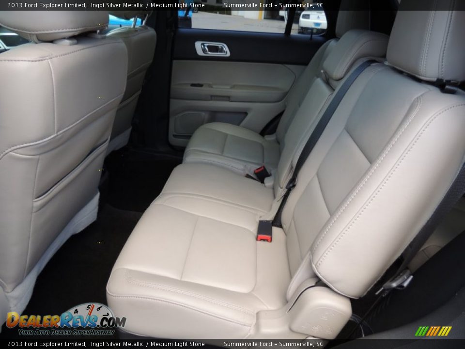 2013 Ford Explorer Limited Ingot Silver Metallic / Medium Light Stone Photo #7