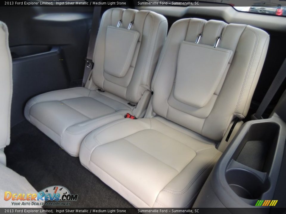 2013 Ford Explorer Limited Ingot Silver Metallic / Medium Light Stone Photo #8