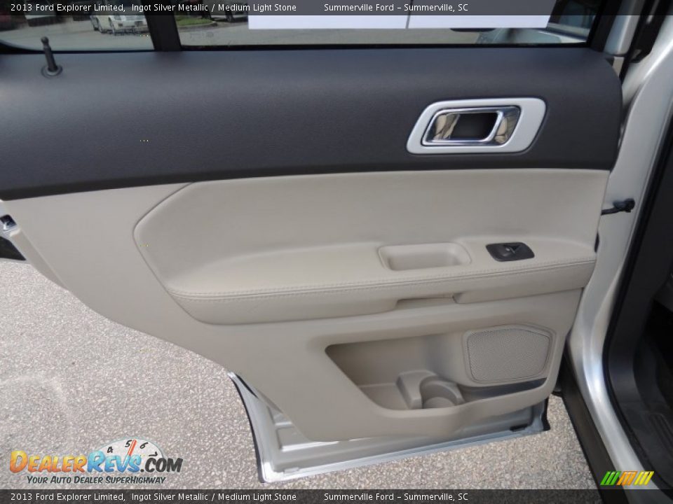 2013 Ford Explorer Limited Ingot Silver Metallic / Medium Light Stone Photo #9
