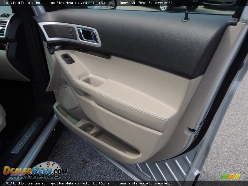2013 Ford Explorer Limited Ingot Silver Metallic / Medium Light Stone Photo #11