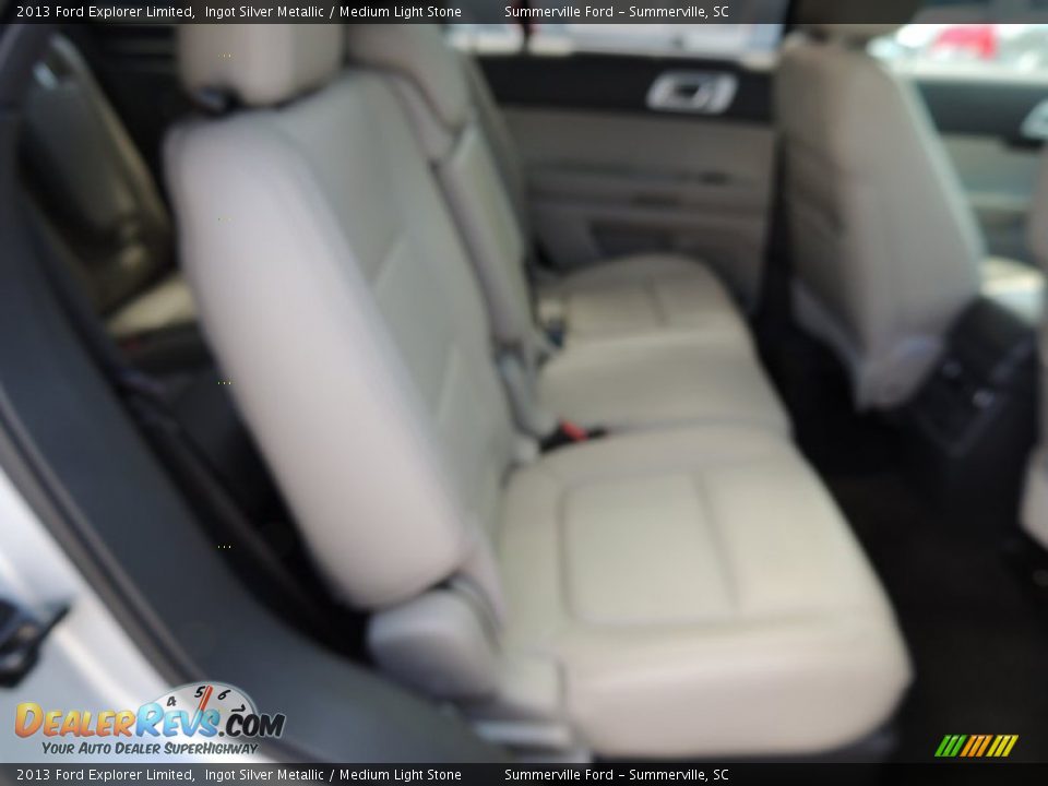 2013 Ford Explorer Limited Ingot Silver Metallic / Medium Light Stone Photo #12