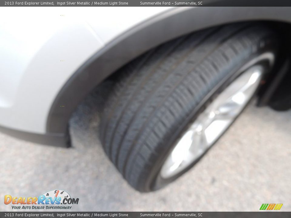 2013 Ford Explorer Limited Ingot Silver Metallic / Medium Light Stone Photo #19