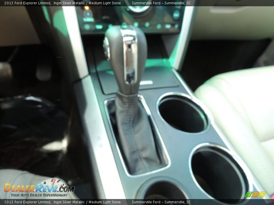 2013 Ford Explorer Limited Ingot Silver Metallic / Medium Light Stone Photo #21