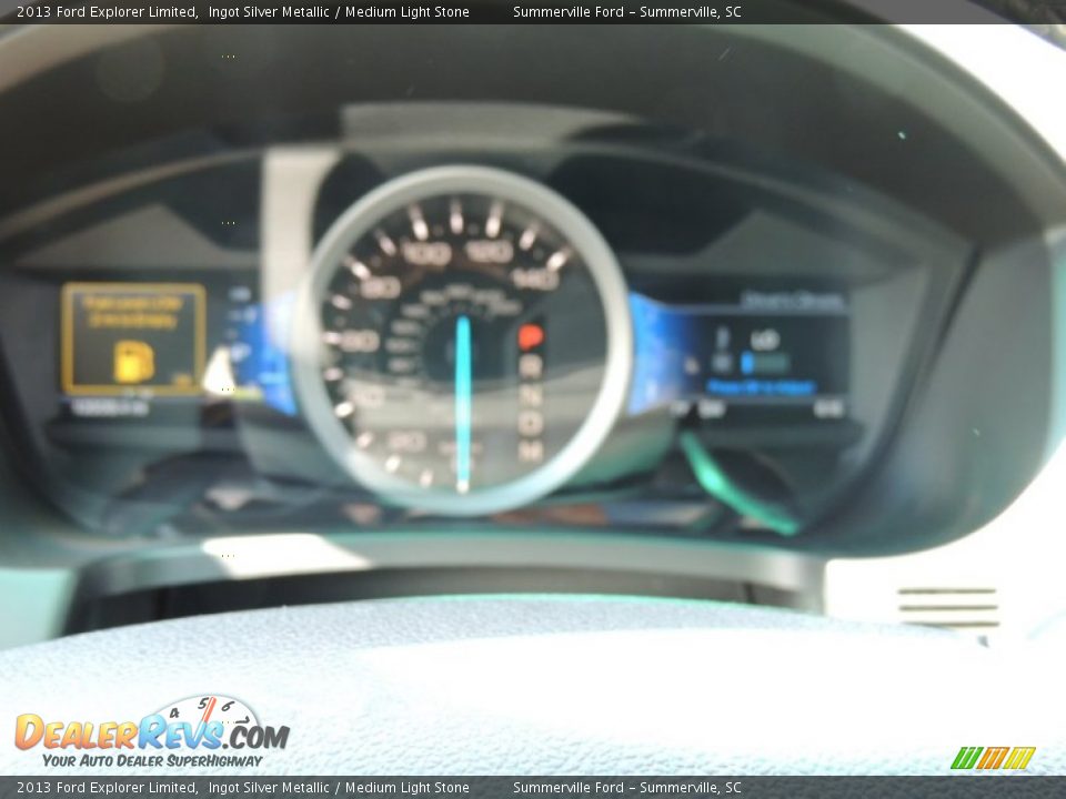 2013 Ford Explorer Limited Ingot Silver Metallic / Medium Light Stone Photo #25