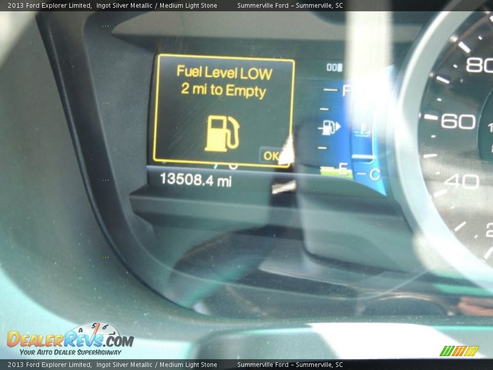 2013 Ford Explorer Limited Ingot Silver Metallic / Medium Light Stone Photo #26