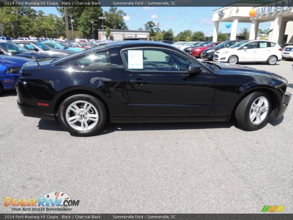 2014 Ford Mustang V6 Coupe Black / Charcoal Black Photo #9
