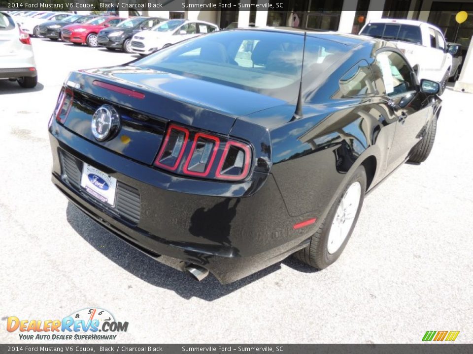 2014 Ford Mustang V6 Coupe Black / Charcoal Black Photo #10