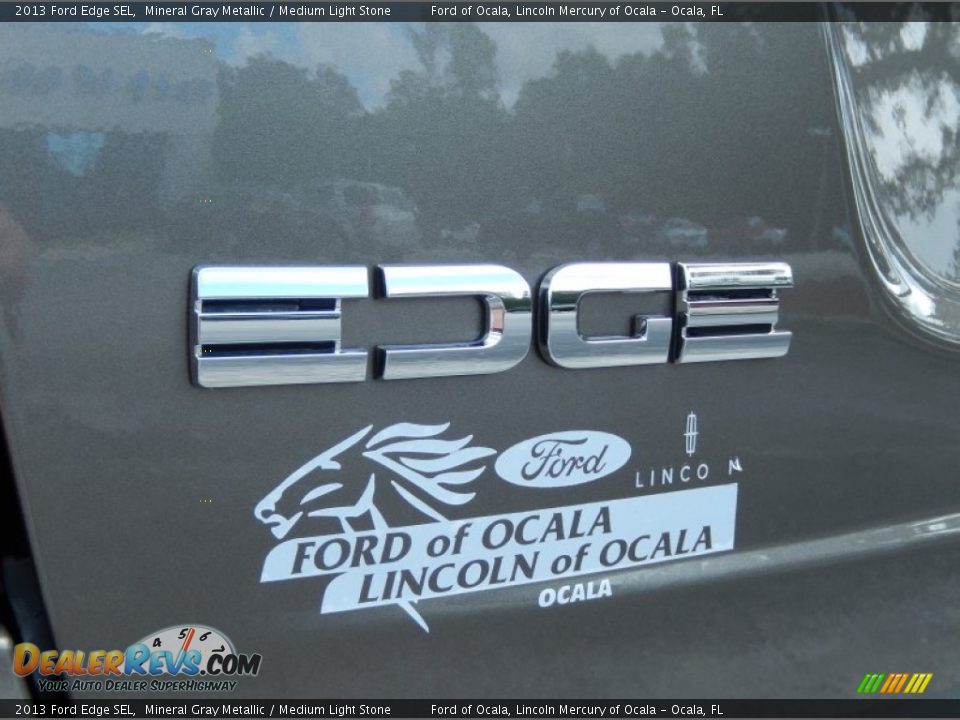 2013 Ford Edge SEL Mineral Gray Metallic / Medium Light Stone Photo #4