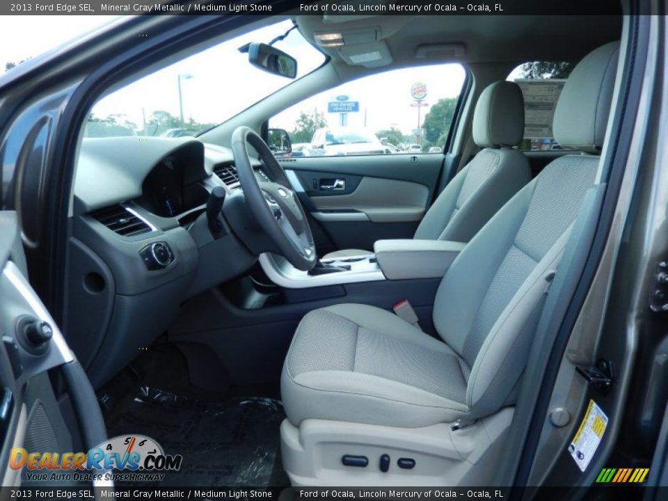 2013 Ford Edge SEL Mineral Gray Metallic / Medium Light Stone Photo #6