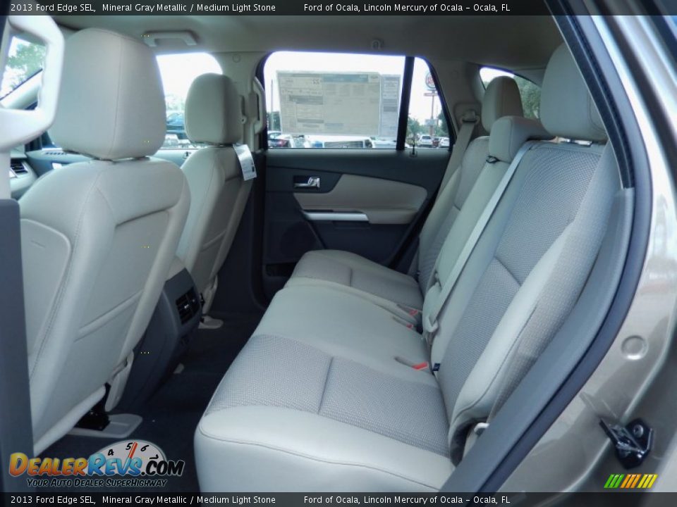 2013 Ford Edge SEL Mineral Gray Metallic / Medium Light Stone Photo #7
