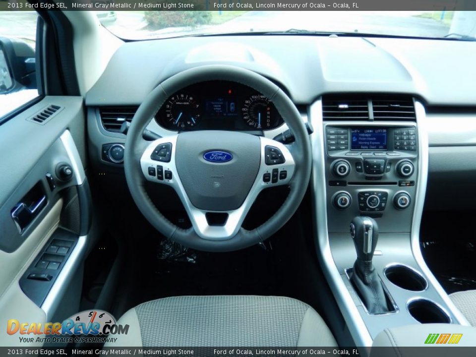 2013 Ford Edge SEL Mineral Gray Metallic / Medium Light Stone Photo #8