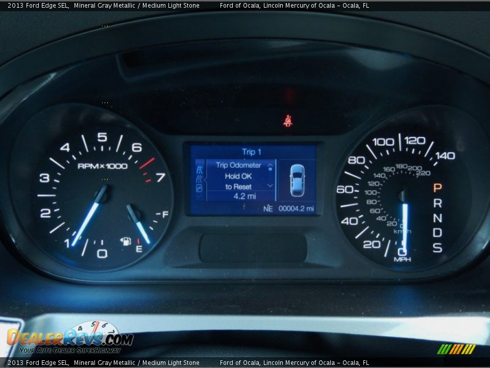 2013 Ford Edge SEL Mineral Gray Metallic / Medium Light Stone Photo #9