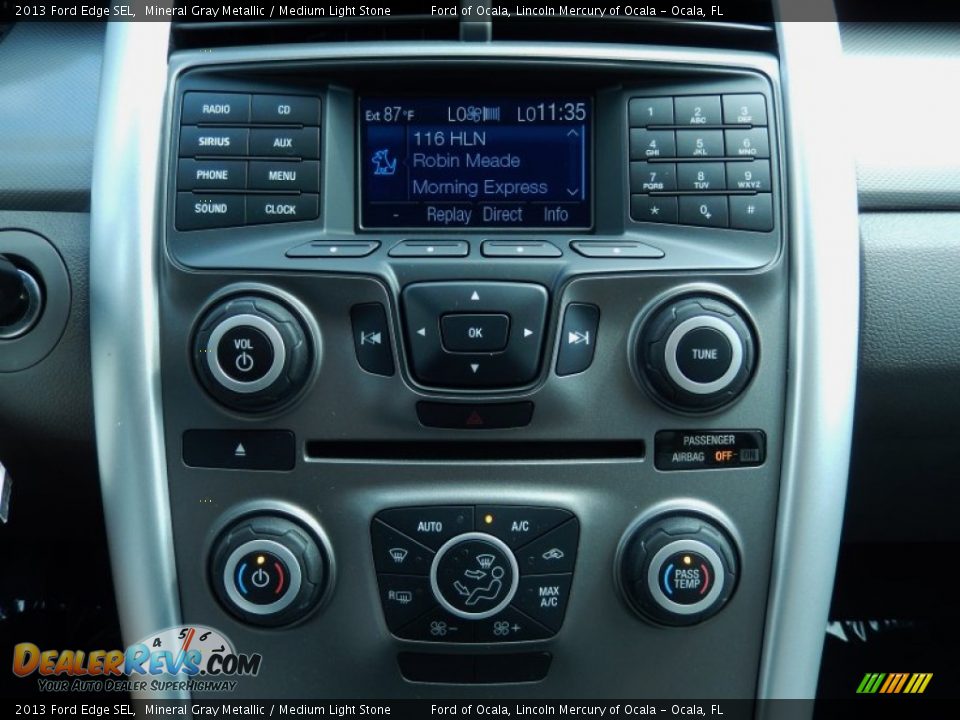 2013 Ford Edge SEL Mineral Gray Metallic / Medium Light Stone Photo #10
