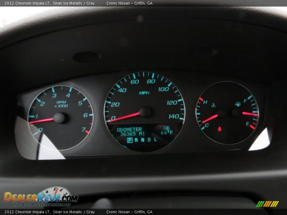 2012 Chevrolet Impala LT Silver Ice Metallic / Gray Photo #21