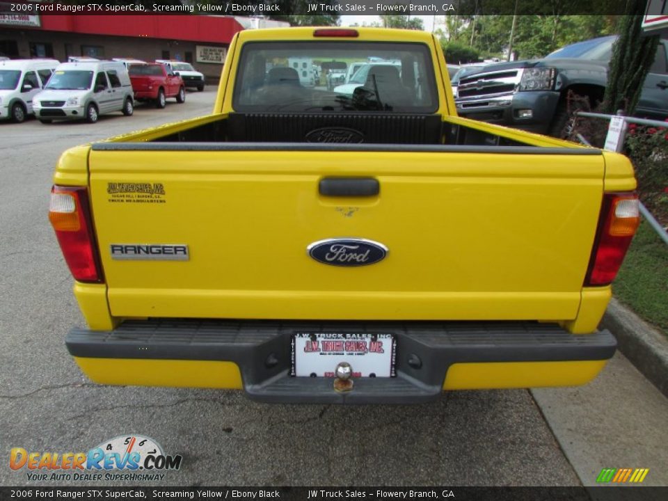2006 Ford Ranger STX SuperCab Screaming Yellow / Ebony Black Photo #6