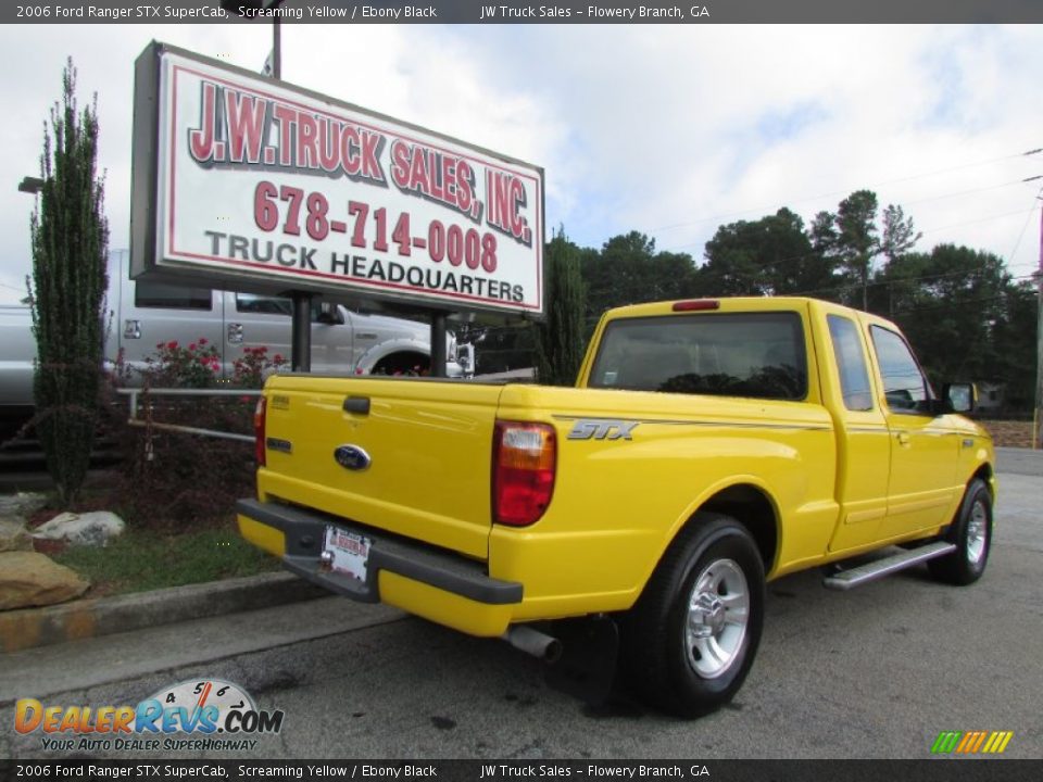2006 Ford Ranger STX SuperCab Screaming Yellow / Ebony Black Photo #8