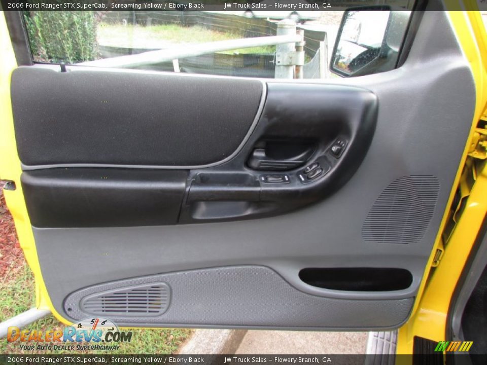 2006 Ford Ranger STX SuperCab Screaming Yellow / Ebony Black Photo #13