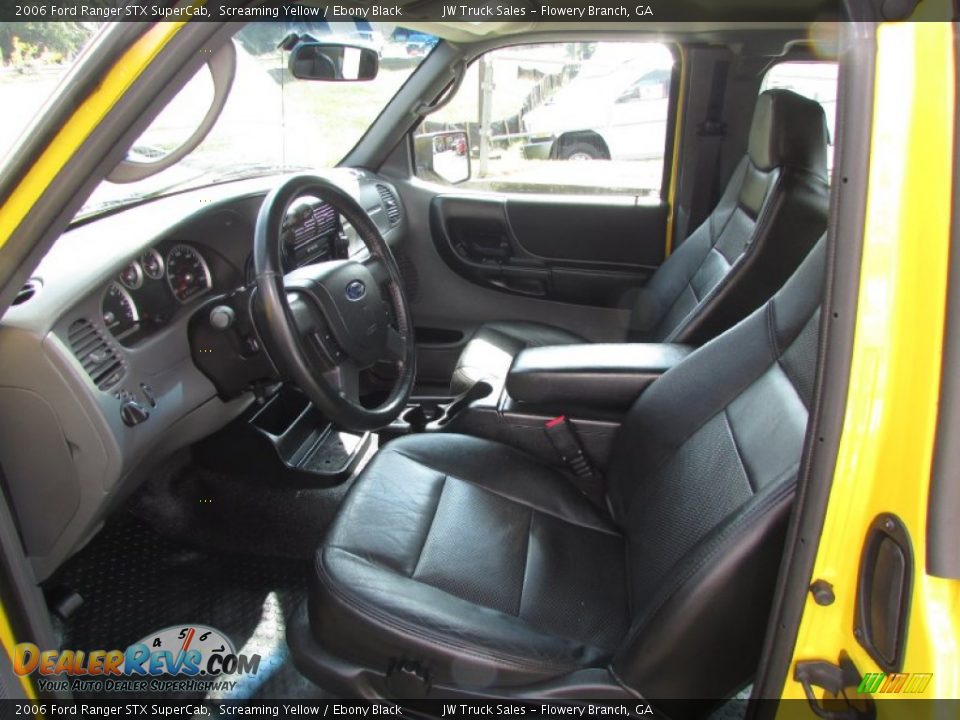 2006 Ford Ranger STX SuperCab Screaming Yellow / Ebony Black Photo #16