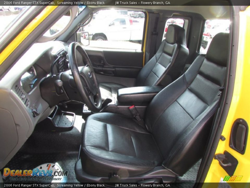2006 Ford Ranger STX SuperCab Screaming Yellow / Ebony Black Photo #17