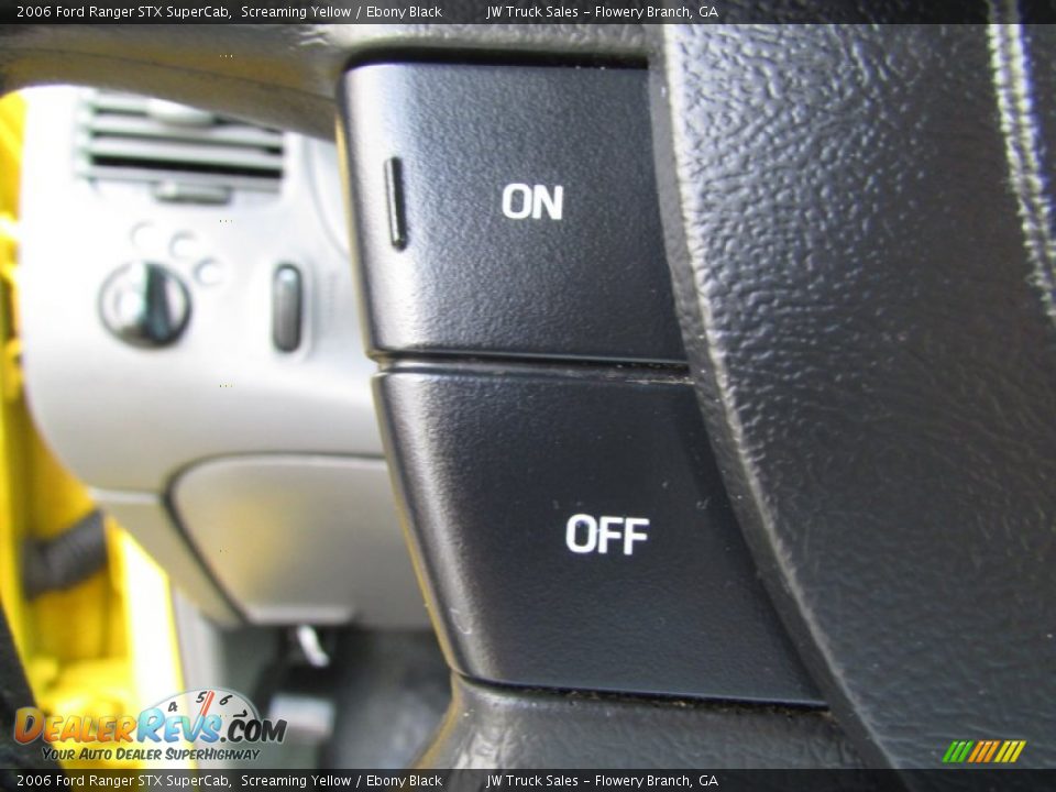2006 Ford Ranger STX SuperCab Screaming Yellow / Ebony Black Photo #19