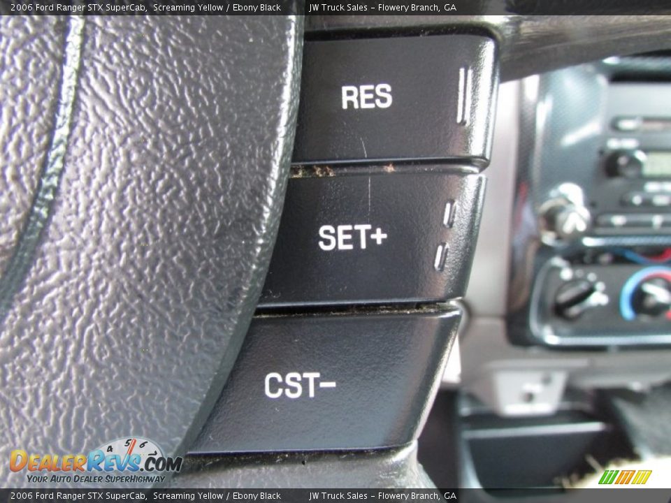 2006 Ford Ranger STX SuperCab Screaming Yellow / Ebony Black Photo #21