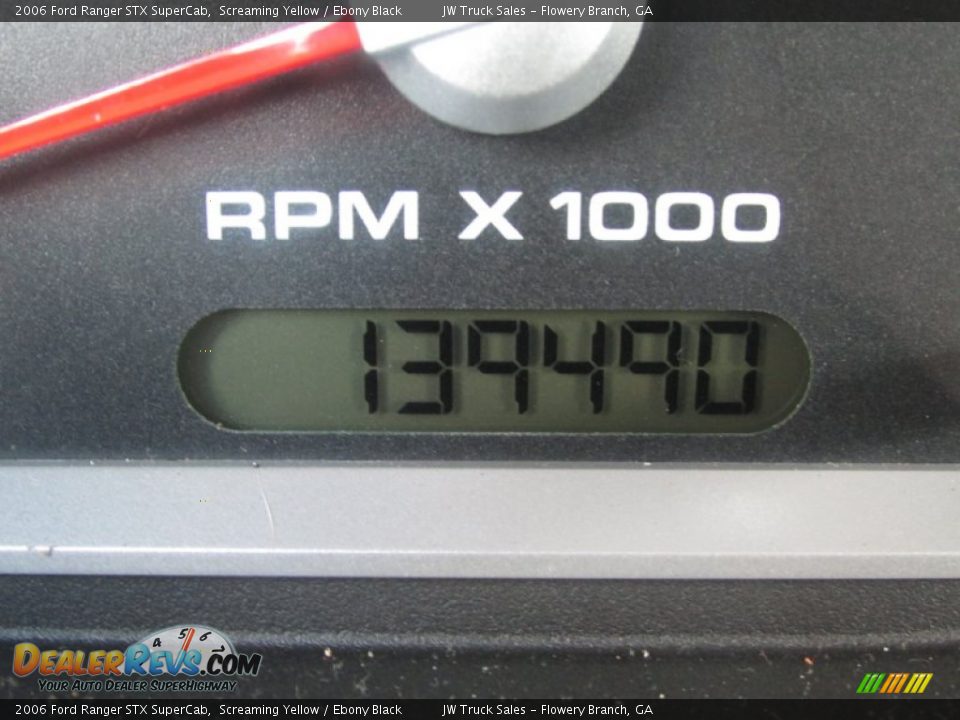 2006 Ford Ranger STX SuperCab Screaming Yellow / Ebony Black Photo #25