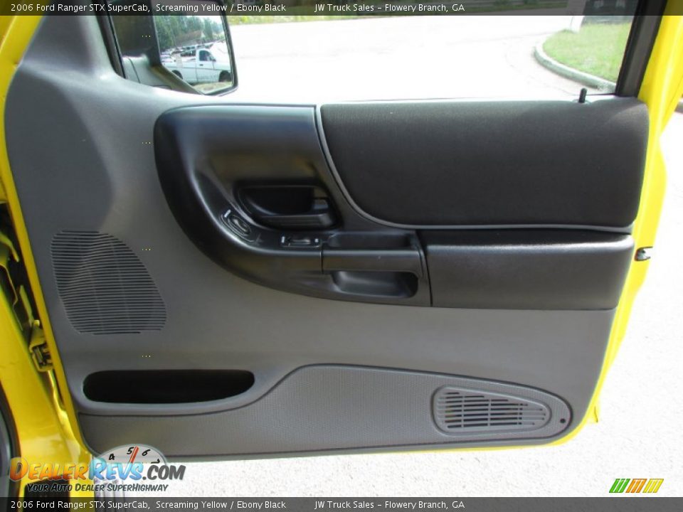 2006 Ford Ranger STX SuperCab Screaming Yellow / Ebony Black Photo #34
