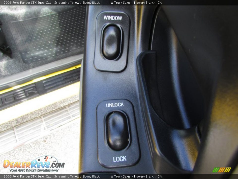 2006 Ford Ranger STX SuperCab Screaming Yellow / Ebony Black Photo #35