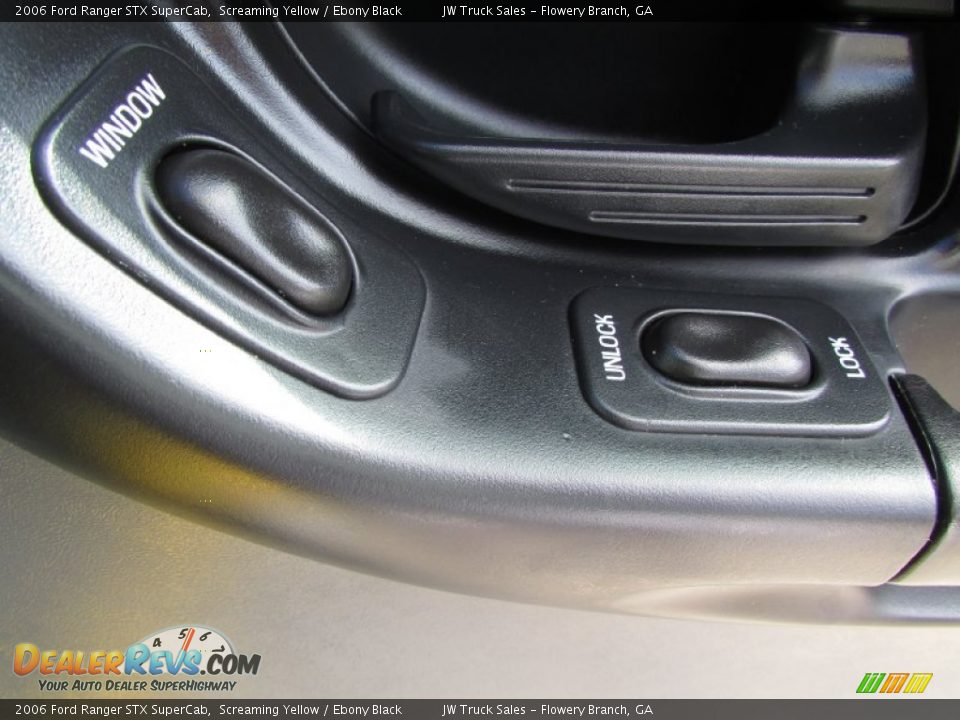 2006 Ford Ranger STX SuperCab Screaming Yellow / Ebony Black Photo #36