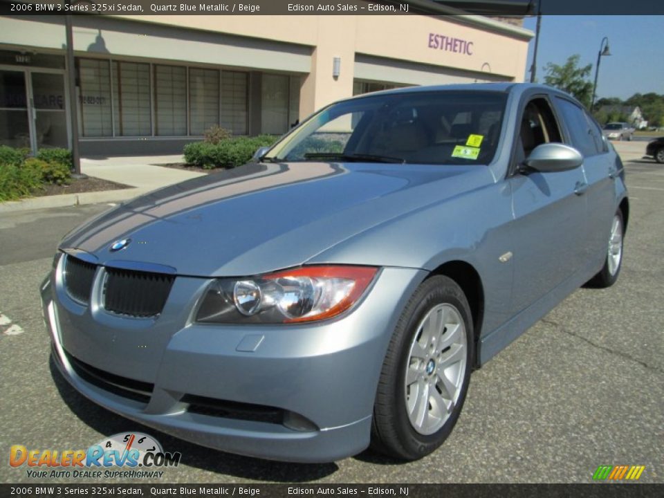 2006 BMW 3 Series 325xi Sedan Quartz Blue Metallic / Beige Photo #2