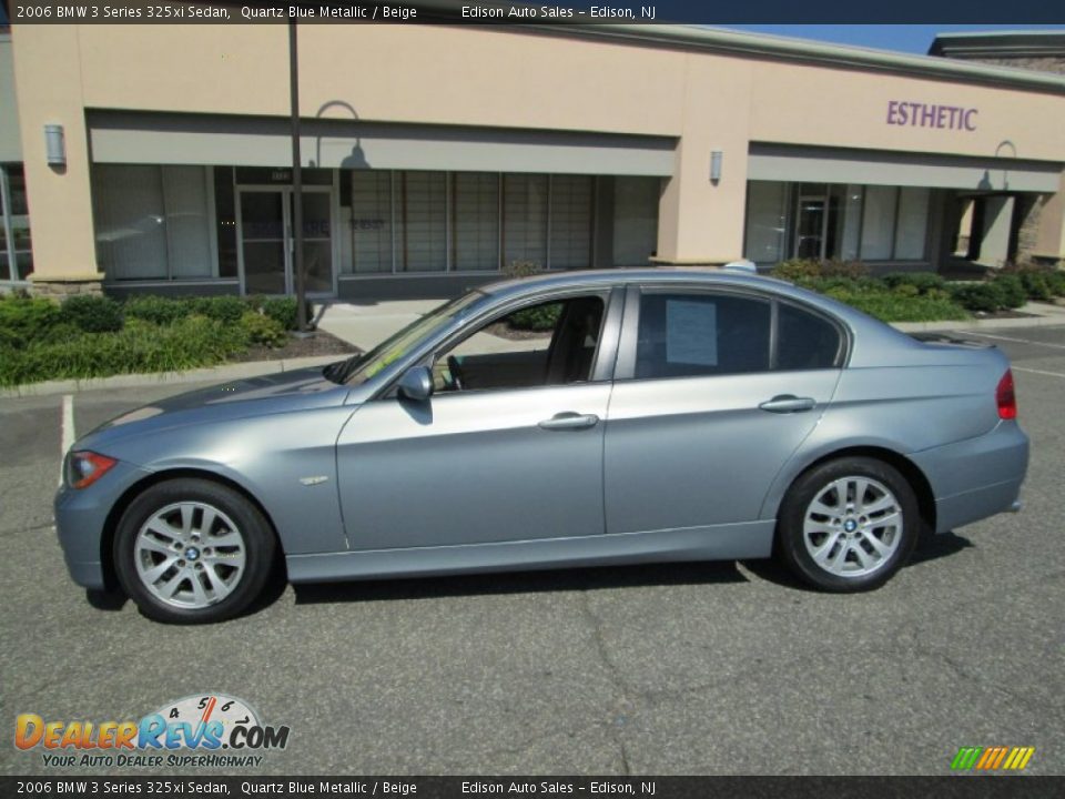 2006 BMW 3 Series 325xi Sedan Quartz Blue Metallic / Beige Photo #3