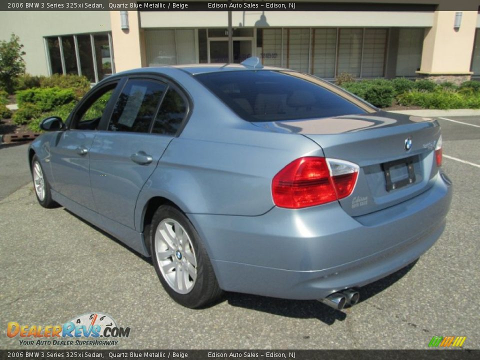 2006 BMW 3 Series 325xi Sedan Quartz Blue Metallic / Beige Photo #5