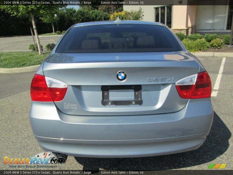 2006 BMW 3 Series 325xi Sedan Quartz Blue Metallic / Beige Photo #6