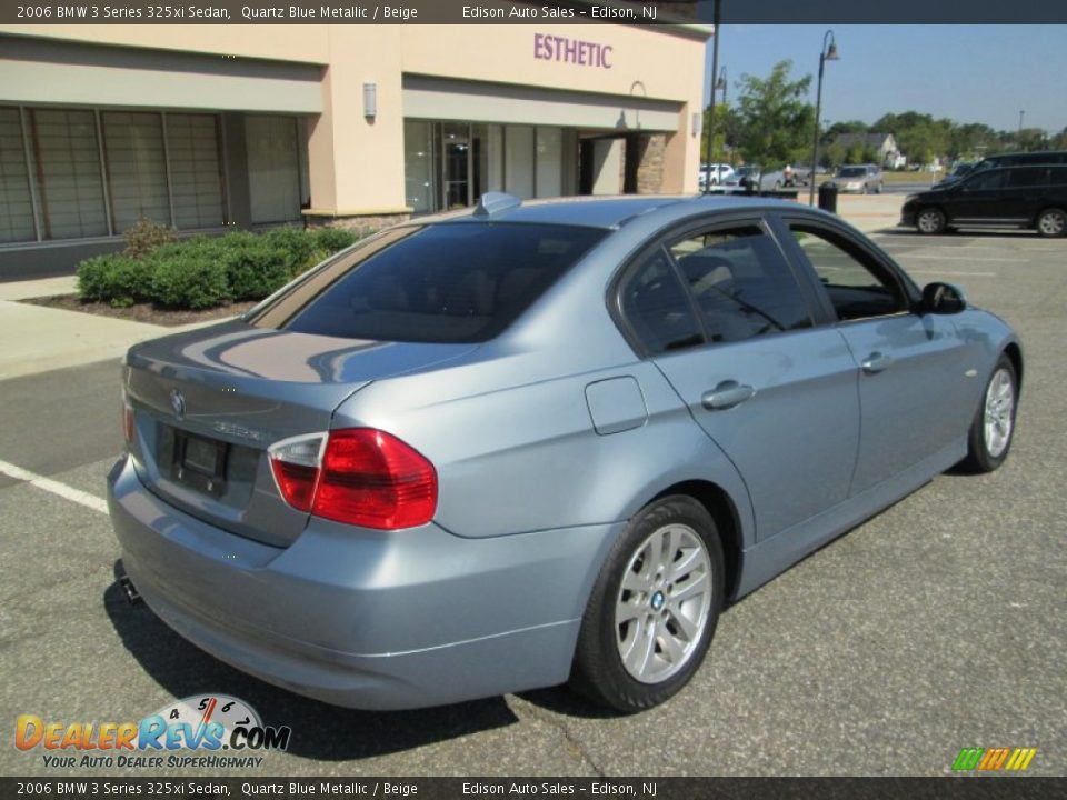 2006 BMW 3 Series 325xi Sedan Quartz Blue Metallic / Beige Photo #7