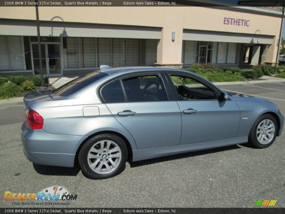 2006 BMW 3 Series 325xi Sedan Quartz Blue Metallic / Beige Photo #8