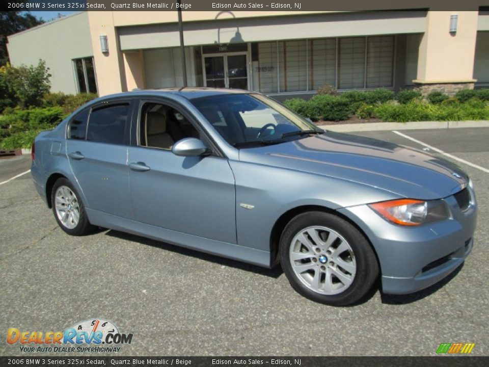 2006 BMW 3 Series 325xi Sedan Quartz Blue Metallic / Beige Photo #10