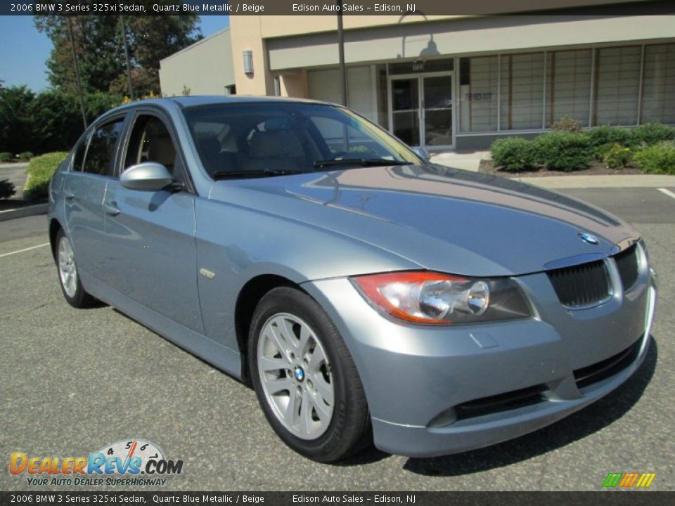 2006 BMW 3 Series 325xi Sedan Quartz Blue Metallic / Beige Photo #11