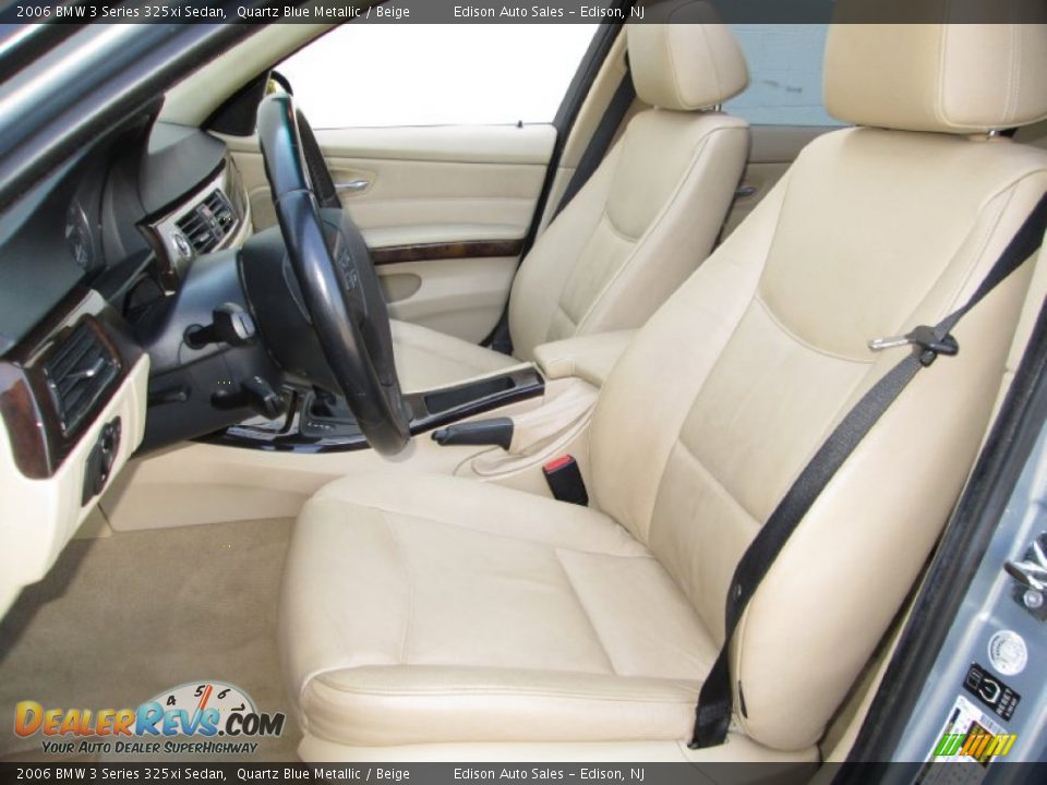 2006 BMW 3 Series 325xi Sedan Quartz Blue Metallic / Beige Photo #13