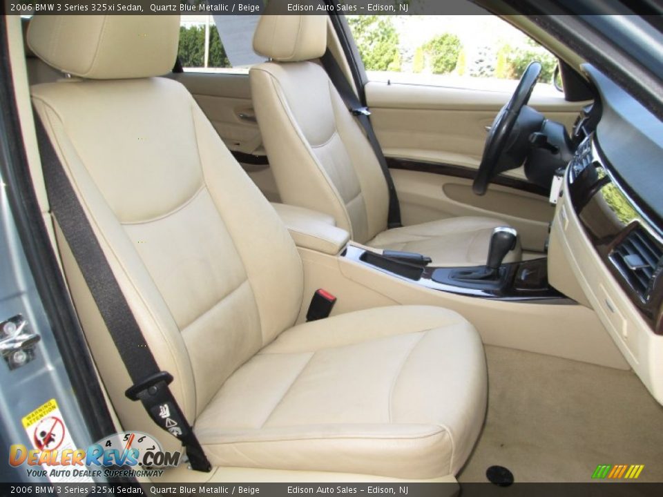 2006 BMW 3 Series 325xi Sedan Quartz Blue Metallic / Beige Photo #14