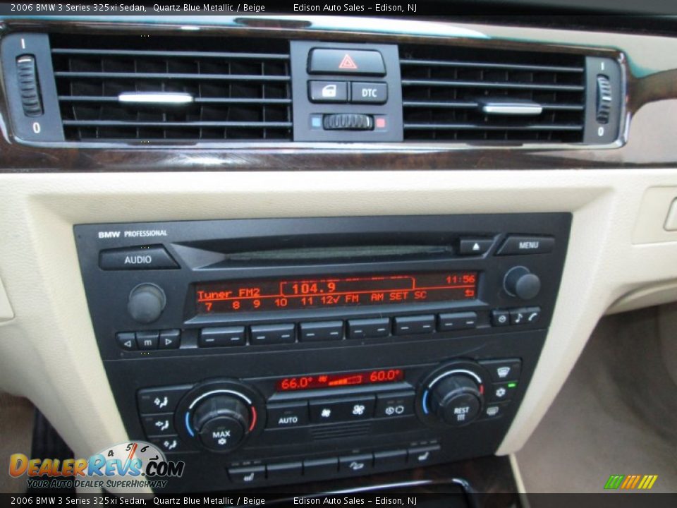 2006 BMW 3 Series 325xi Sedan Quartz Blue Metallic / Beige Photo #20