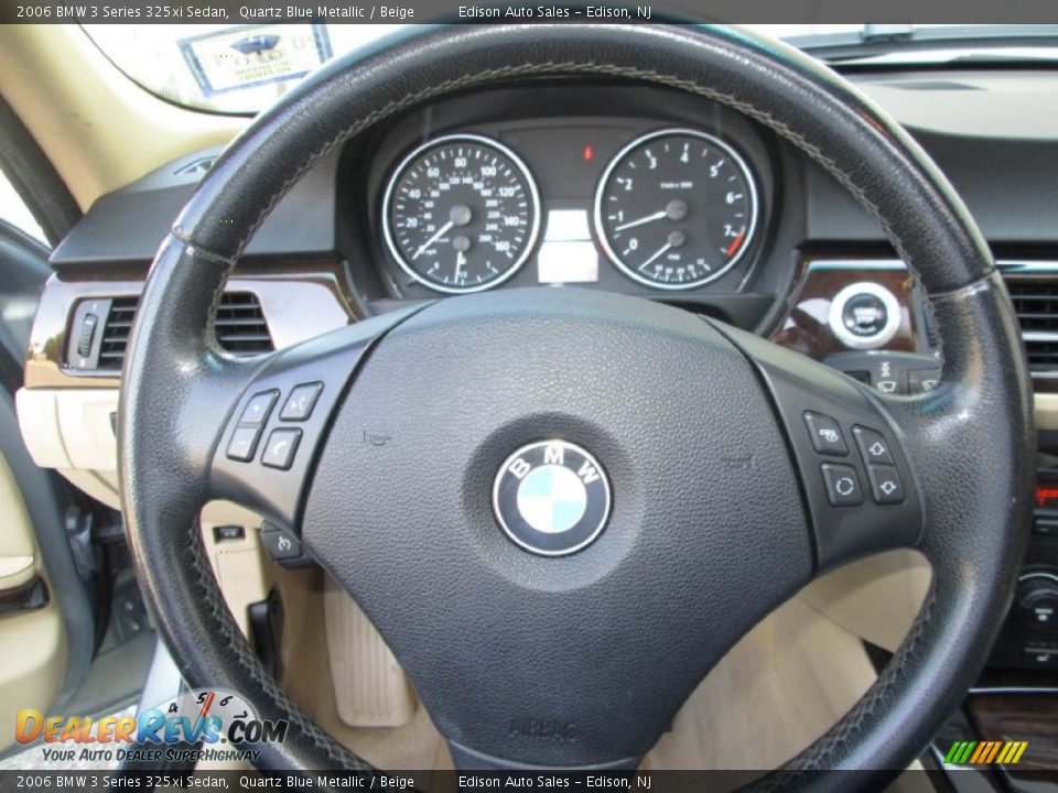 2006 BMW 3 Series 325xi Sedan Quartz Blue Metallic / Beige Photo #22
