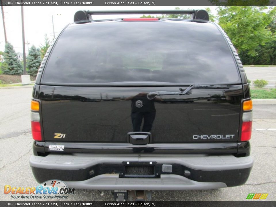 2004 Chevrolet Tahoe Z71 4x4 Black / Tan/Neutral Photo #6