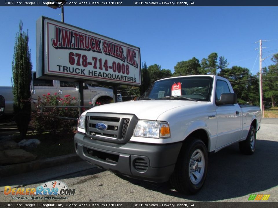2009 Ford Ranger XL Regular Cab Oxford White / Medium Dark Flint Photo #1