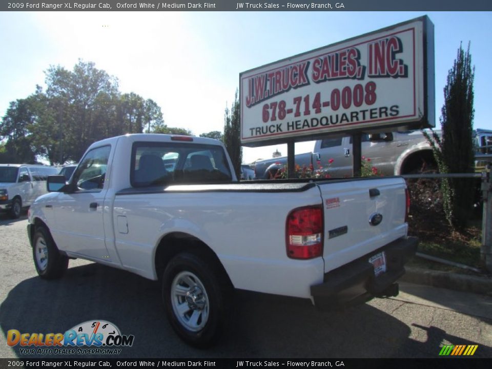 2009 Ford Ranger XL Regular Cab Oxford White / Medium Dark Flint Photo #5
