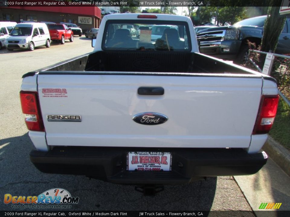 2009 Ford Ranger XL Regular Cab Oxford White / Medium Dark Flint Photo #7