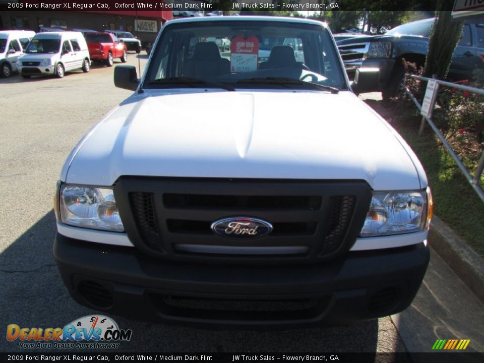 2009 Ford Ranger XL Regular Cab Oxford White / Medium Dark Flint Photo #13