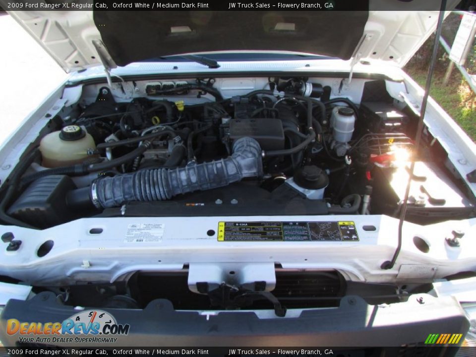 2009 Ford Ranger XL Regular Cab Oxford White / Medium Dark Flint Photo #35