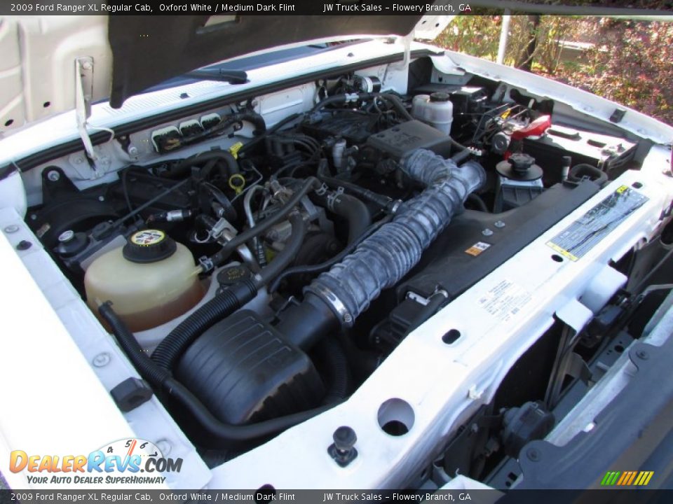 2009 Ford Ranger XL Regular Cab Oxford White / Medium Dark Flint Photo #36
